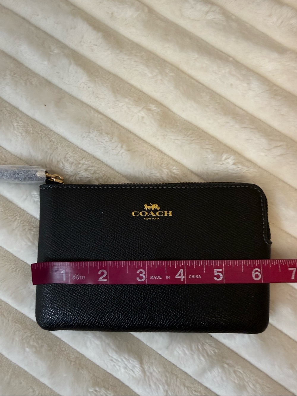 Coach Corner Zip Wristlet - Picture 5 of 11